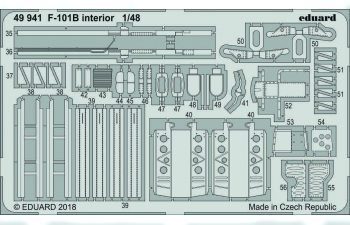 Фототравление для F-101B интерьер