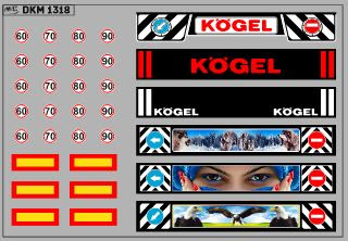 Декаль Брызговик для гузовиков и прицепов вариант 9