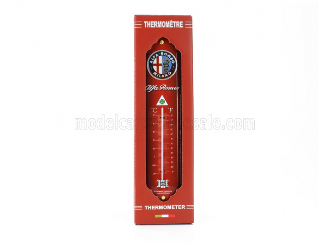 ACCESSORIES Alfa Romeo Termometro - Thermometre Cm. 28.0, Red
