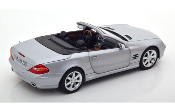 MERCEDES-BENZ SL 500 R230 Convertible (2001-2006), silver