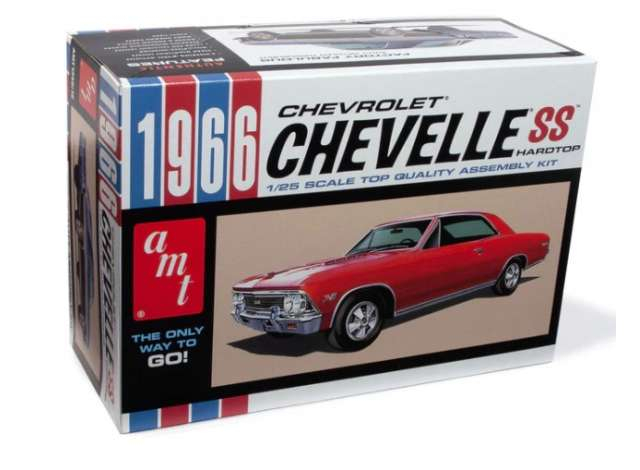 Сборная модель Chevy Chevelle SS, plastic modelkit 1966