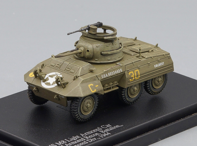 US M8 Light Armored Car 82nd Armored Recon. Battalion, 2nd Armored Div., 1944