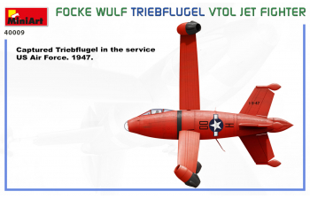 Сборная модель Реактивный Истребитель Вертикального Взлета Focke Wulf Triebflugel