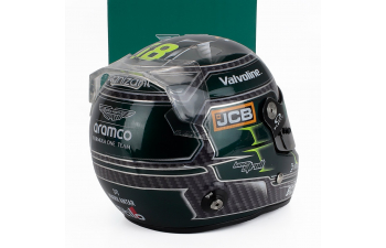 STILO Casco Helmet F1 Lance Stroll Team Aston Martin Aramco Cognizant №18 Season (2024), Green