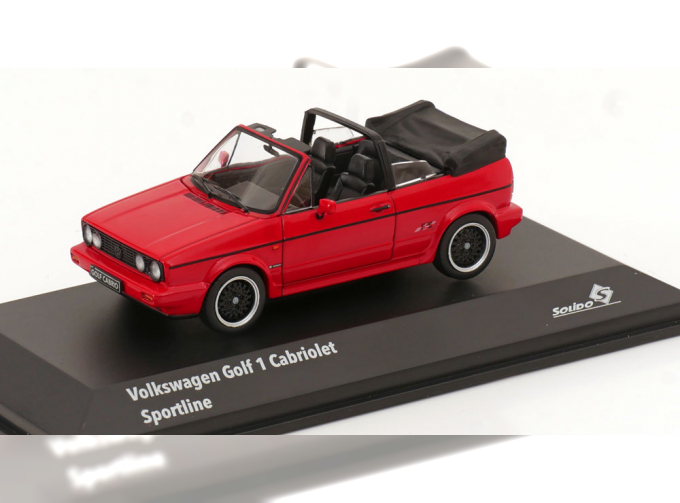 VOLKSWAGEN Golf 1 Cabrio Sportline (1992), red