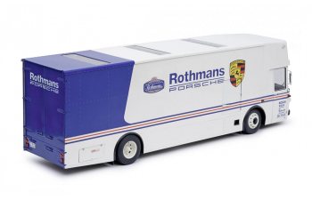 MERCEDES-BENZ O317 Porsche race transporter Rothmans, white blue