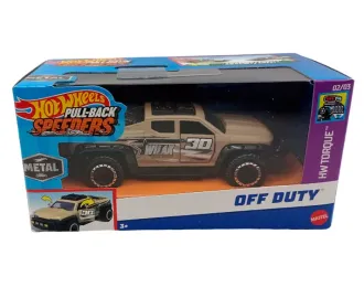 Hot Wheels Pull-Back Speeders - Off Duty, brown