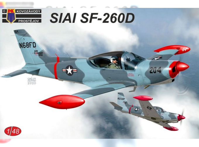 Сборная модель Самолет SIAI-Marchetti SF.260D