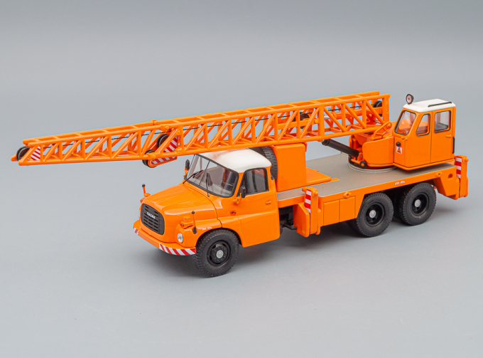 TATRA T148 crane truck, orange / white