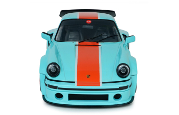 PORSCHE 911 KS-R by Khyzyl Saleem (2026), Gulf livery (light blue) / orange)