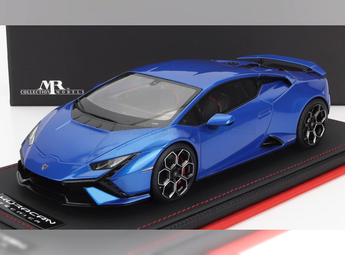 LAMBORGHINI Huracan Tecnica (2022) - Con Vetrina - With Showcase, Blu Nethuns - Blue Met