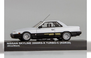 NISSAN Skyline 2000 RS-X TURBO-C (KDR30), silver / black