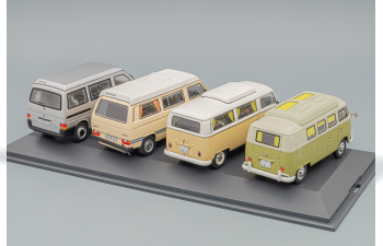 VOLKSWAGEN Camping Bus Set with T1 T2 T3 and T4