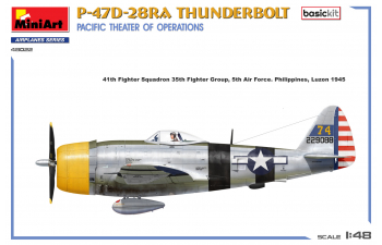 Сборная модель THUNDERBOLT P-47d-28ra Airplane Military 1942