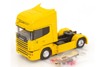 SCANIA 144L 530 F1 Jordan Peugeot F1 race transporter (1997)