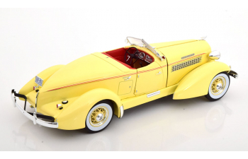 AUBURN 851 Speedster (1935), lightyellow red