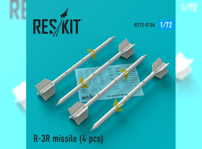 R-3R missile (4 pcs) (MiG-21, MiG-23)