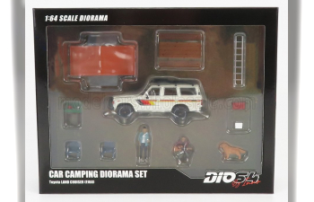 TOYOTA Diorama - Land Cruiser Fj60 Camping (1982), white