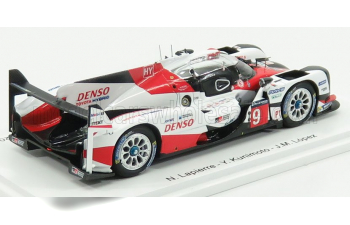 TOYOTA Ts050 Hybrid 2.4l Turbo V6 Team Toyota Gazoo Racing N9 24h Le Mans (2017) J.M.Lopez - N.lapierre - Y.Kunimoto, White Red Black