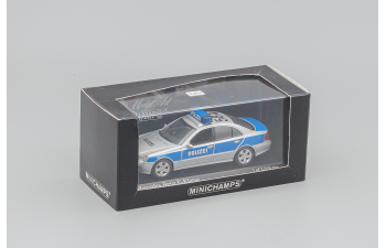 MERCEDES-BENZ E-Class Hamburg Police W211 (2002), silver / blue