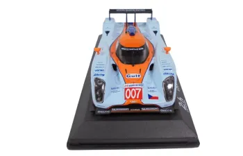 LOLA Aston Martin B09/60 6.0l V12 Team Gulf Amr Eastern Europe №007 24h Le Mans (2009) Tomas Enge - Stefan Mucke - Jan Charouz, Light Blue Orange
