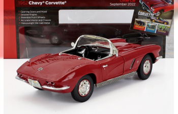 CHEVROLET Corvette Spider Cabriolet Open (1962), Dark Red