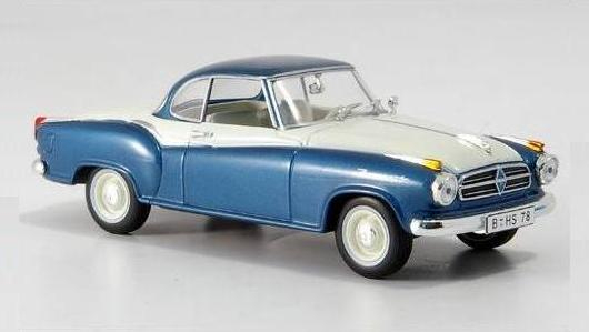 BORGWARD Isabella coupe, синий с белым