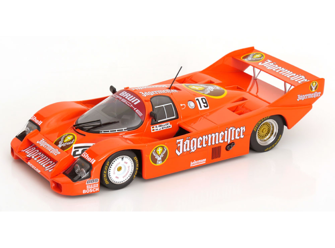 PORSCHE 956K "Jägermeister" #19 Winner 1000km Imola Hans-Joachim Stuck / Stefan Bellof (1984), orange