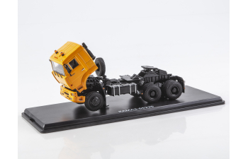 Камский грузовик 65225 седельный тягач, желтый