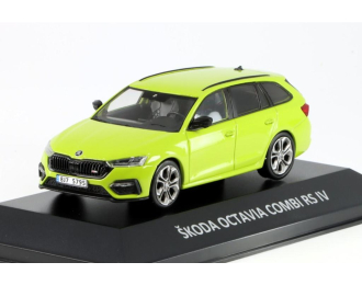 SKODA Octavia Combi RS IV (2020), green 