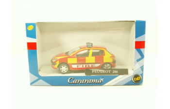 PEUGEOT 206 Fire, Junior Rescue 1:43, красный