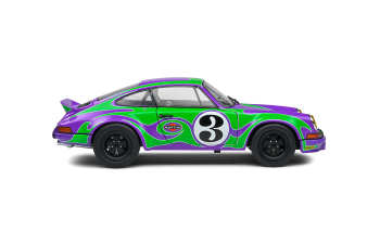 PORSCHE 911 RSR No 3 Hippie Tribute (1973), purple / green