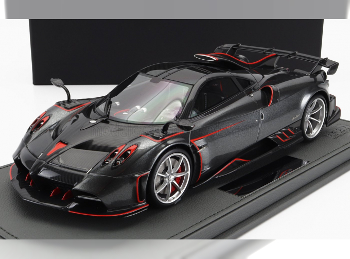 PAGANI Imola (2020) - Con Vetrina - With Showcase, Dark Grey Met Red