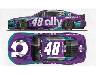 Chevrolet #48 Alex Bowman *Ally*, purple/white 2026