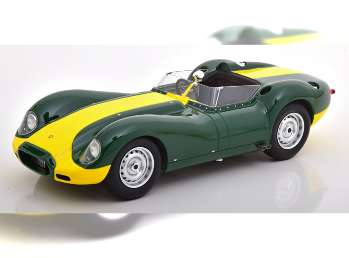 JAGUAR Lister (1958), grün/gelb