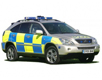 LEXUS RX400h UK Hampshire Police 2009, silver