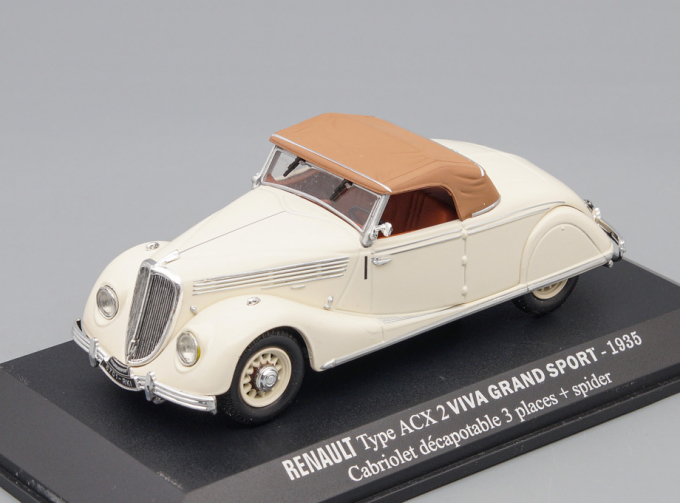 RENAULT Type ACX 2 Viva Grand Sport (1935), beige / brown