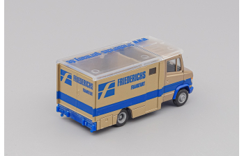 MERCEDES-BENZ Vario Geldtransporter "FRIEDERICHS FRANKFURT", goldmetallic / blue