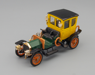 BIANCHI 15/20 cv Coupe de Ville (Otto Molle) (1906), yellow / black