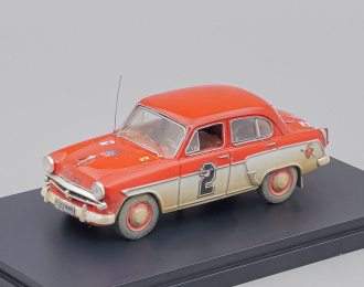 МОСКВИЧ 407, красный / белый