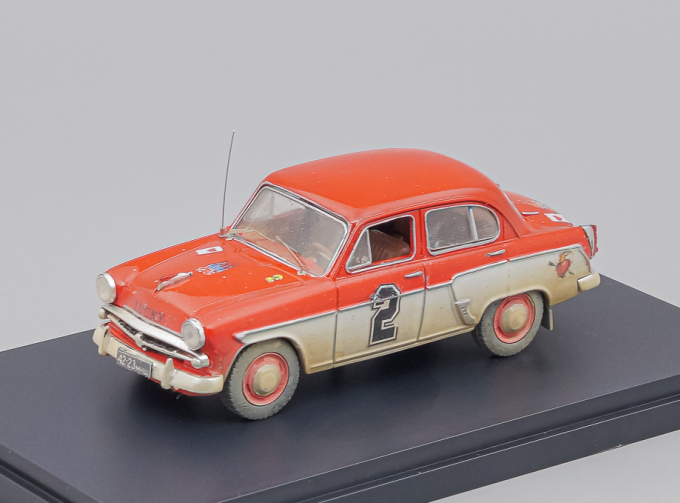 МОСКВИЧ 407, красный / белый