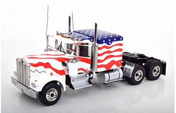 KENWORTH W900 Stars Stripes, white blue red