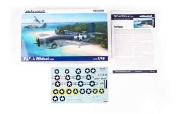 Сборная модель американский истребитель F4F-4 Wildcat аоздний (Weekend)