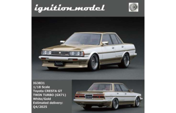 TOYOTA CRESTA GT Twin Turbo (GX71), white/gold