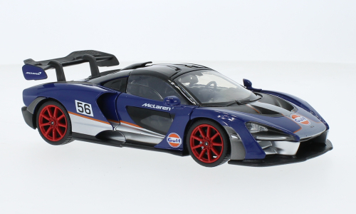McLAREN Senna N 56 Gulf Racing 2018, Blue Silver Black