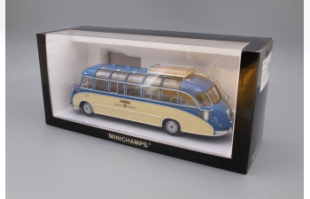 SETRA S8 Kroiss Reisen (1953), blue / ivory