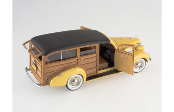 CHEVROLET Woody Station Wagon, yellow / brown