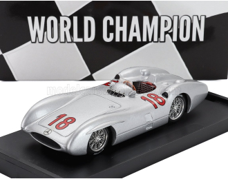 MERCEDES-BENZ F1  W196c №18 World Champion Season (1954) Juan Manuel Fangio, Silver