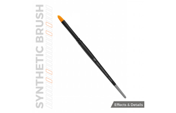 Синтетическая кисть - Плоская Hammer / AK SYNTHETIC BRUSH – HAMMER