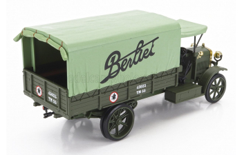 BERLIET Cba Truck Telonato 2-assi 1913, 2 Tone Military Green